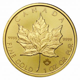 2020 Canada 1 Oz Gold Maple Leaf $50 Coin Gem Bu
