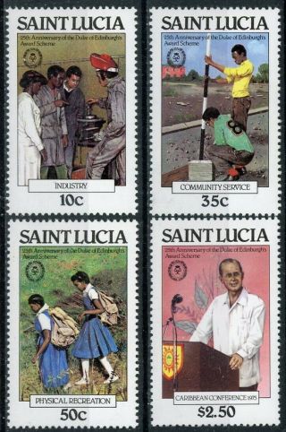 S636233 St Lucia - Sc 555 - 58 Mnh