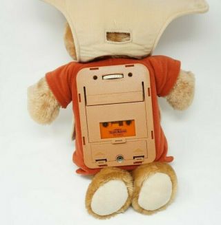 Vintage Teddy Ruxpin 1985 Plush W/ Cassette Player And Tape 3