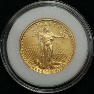 1986 Gold 1/4 Oz Gold American Eagle $10 Us Gold Eagle Coin 1
