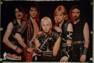 Judas Priest 1984 Group Poster 23 X 34 1/2 Apprx /
