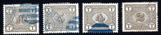 Dominican Republic 1901 Set Of Stamps Mi Porto 1 - 4