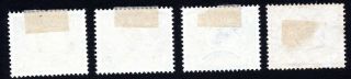 Dominican Republic 1901 set of stamps Mi Porto 1 - 4 2