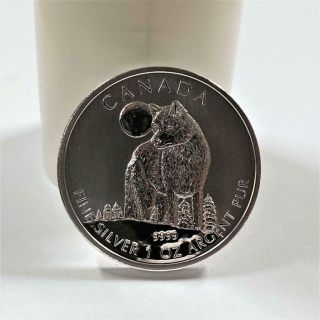 25 x 2011 RCM Canada 1 oz Silver Wildlife Series Wolf 1oz.  9999 Silver Coins 2