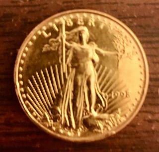 1998 $25 American Eagle 1/2 Ounce Gold Coin Twenty Five Dollar Coin