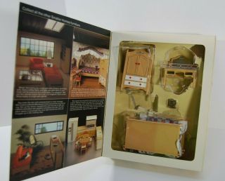 TOMY Smaller Home and Garden Dollhouse Furniture Bedroom SET VTG ' 70 ' s 2