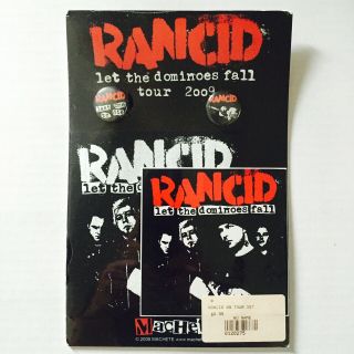 Rancid Sticker,  Patch,  Button Gift Set Tour 2009