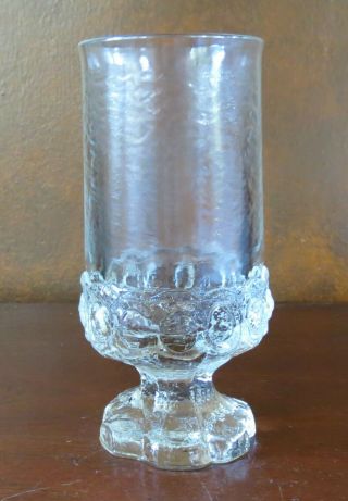 Tiffin Franciscan Ice Clear Madeira 6 ½” Footed Iced Tea Tumbler (s)