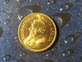 1 Oz.  1984 South African Krugerrand Fine Gold Coin
