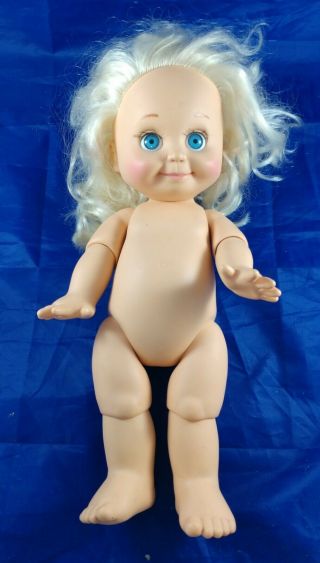 Baby Face Doll Galoob 1 So Sweet Lgti 1990 Pink Undressed Blue Eyes