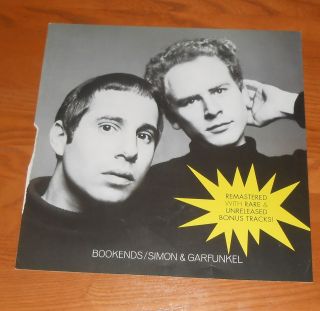 Simon & Garfunkel Bookends Poster Flat Square Promo 12x12