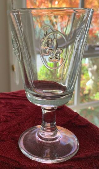 La Rochere,  Fleur De Lys - Wine Glass - Made In France