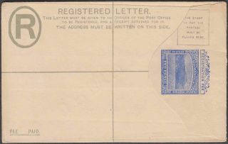 Dominica 2d Early Registered Letter Ps With Specimen Overprint Rare