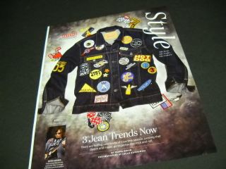 Ryan Adams Has Style With Jeans Trend 2014 Promo Poster Ad