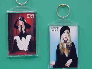 Stevie Nicks - Fleetwood Mac - With 2 Photos - Collectible Gift Keychain 02