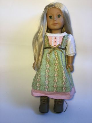 American Girl Doll Caroline’s Work Dress With Box