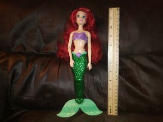Ultra Rare Limited Edition Disney Store Singing Ariel Doll With Moving Tail