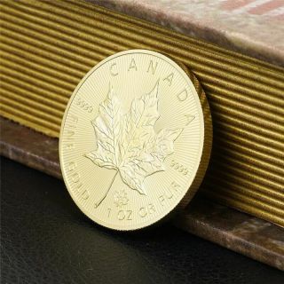 2020 Canada 1 Oz Gold Maple Leaf $50 Coin.  9999