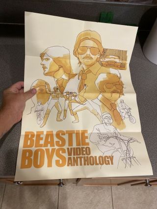 Never Hung Beastie Boys Poster Video Anthology 2 Two Sided 14x20 Ships Fast