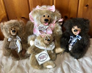 Kimbearly’s Originals A&a Plush | Family Teddy Bear | 4 Bears | Limited Edition