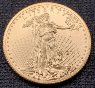 1/4 Oz Gold $10 American Eagle Coin W/ Liberty Design 2013
