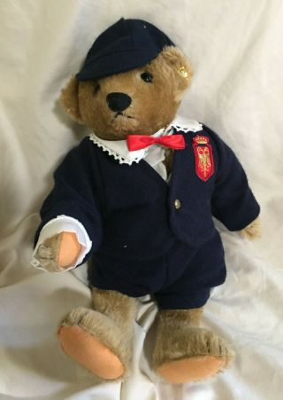 Steiff Margaret Strong Museum Mohair Teddy Bear - Victorian School Boy 0155/35