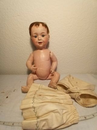 Antique Armand Marseille George Borgfeldt Am 327 Baby Doll Drgm A 2/0 Germany