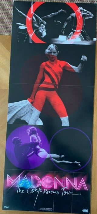 Madonna Confessions Tour 2007 Limited Edition Promo Poster