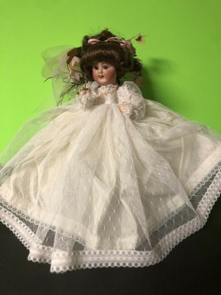 Cute Abg Alt Beck Gottschalck Antique Germany Bisque Head Doll 8” All