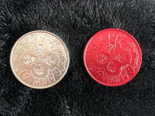 Kiss Mardi Gras Coin Set 1979 - Orleans - Token Of Youth -
