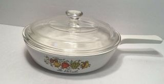 Vintage Corning Ware “ Spice Of Life” Le Persil Sauce Pan With Lid P - 83 - B