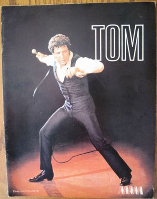 Tom Jones Us Souvenir Tour Concert Program Book - Memorabilia