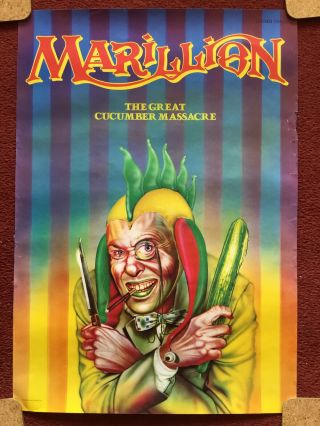 Marillion - ‘the Great Cucumber Massacre’ Promo Poster / Circa 1983