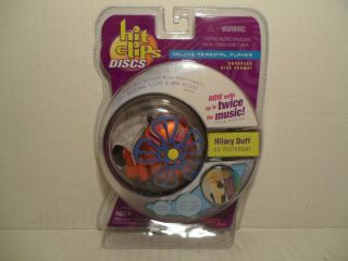 Hit Clips Discs Deluxe Personal Player Hilary Duff So Yesterday Earbud & Carry C