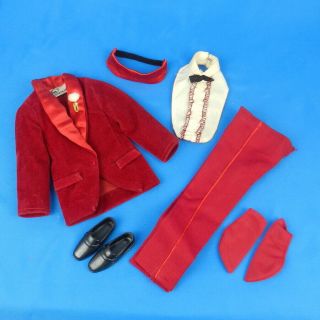 Vintage Ken Doll Night Scene Outfit 1496 Barbie Clothes Mattel 1971 - 72 Wow