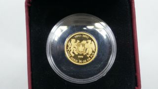 2012 Canada 1/4 Oz Pure Gold The War Of 1812 Mintage 2000