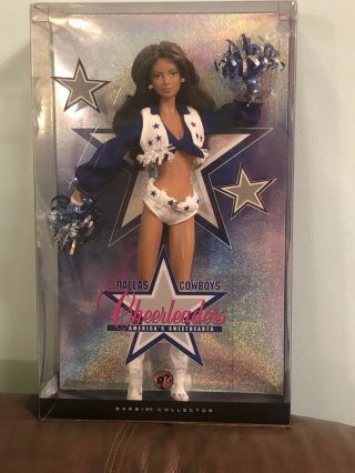 Dallas Cowboys Cheerleader Barbie Doll Brunette 2006 Collectible Rare Nib