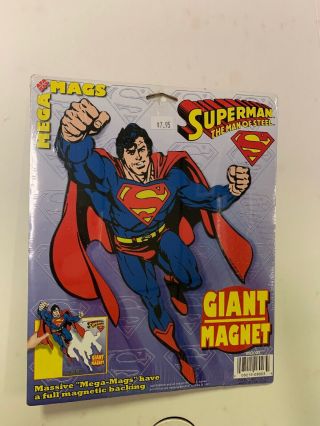 Superman The Man Of Steel Mega Mags Giant Magnet 1997