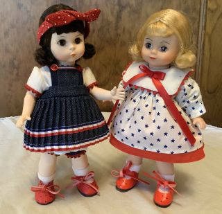 Two Darling Madame Alexander Dolls Usa And Daddy’s My Hero