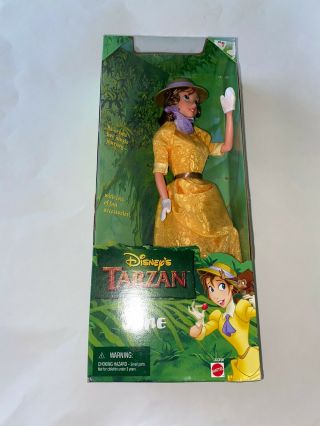 Disney Mattel 22345 Tarzan Jane Doll Barbie Size 1999 Vtg Htf