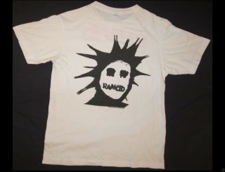 Rancid Let The Dominoes Fall 2009 Size Medium White T - Shirt
