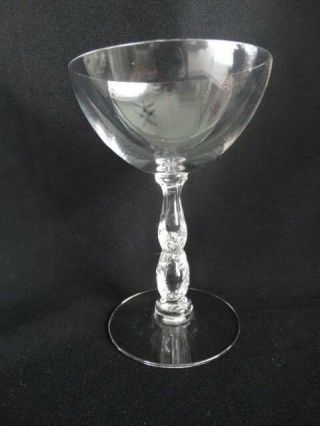 Cambridge Clear Glass Stem Pattern 3650 Tall Sherbet Or Champagne