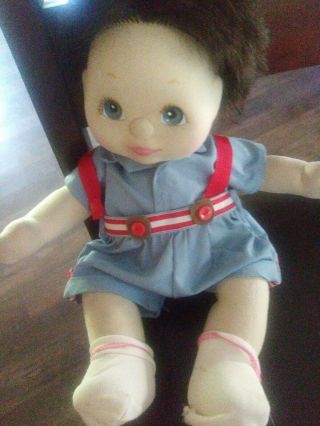 My Child Doll Mattel.  Brown Eyes Boy With Outfit And Socks Sweet Face