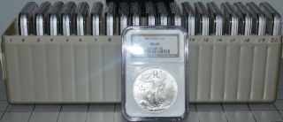20 X 2007 Ngc Ms69 American Silver Eagles