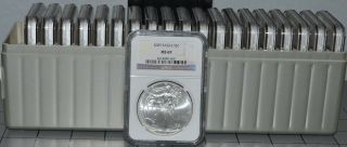 20 X 2009 Ngc Ms69 American Silver Eagles