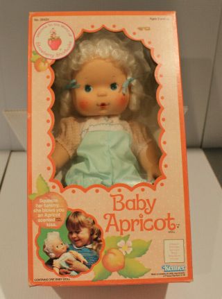 Vintage Kenner Strawberry Shortcake " Baby Apricot " Blow A Kiss Doll Smoker Owned