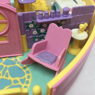 1992 Vintage Bluebird Lucy Locket Large Polly Pocket Play Case Pink Heart Empty 3