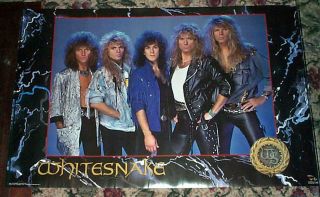 Whitesnake Group Vintage Poster