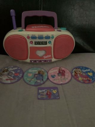 Barbie Vintage Boombox/ Radio/cd/casette Player