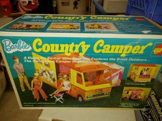 Vintage 1970 Mattel Barbie Country Camper Not Played With